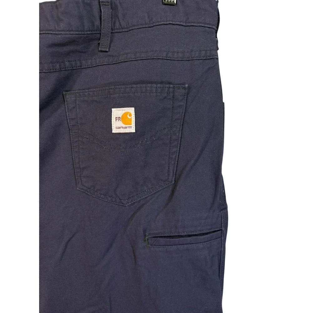 Carhartt FR FRB159DNY Flame‎ Resistant Canvas Work Pants 40x32 Loose Fit NWT